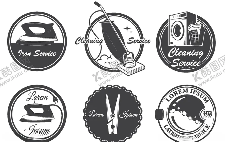 编号：62996809220308115801【酷图网】源文件下载-欧美复古图章