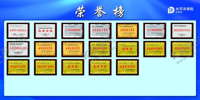 编号：21471111011410437095【酷图网】源文件下载-荣誉榜