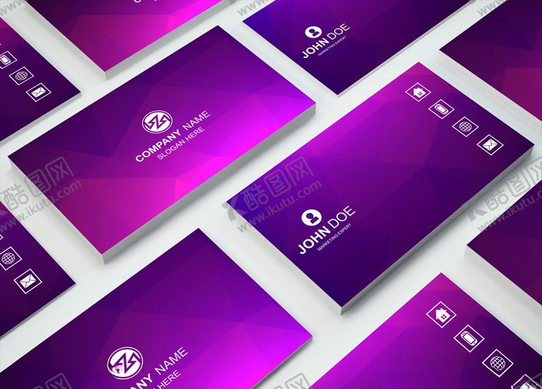 编号：98535609230926321174【酷图网】源文件下载-矢量名片模板