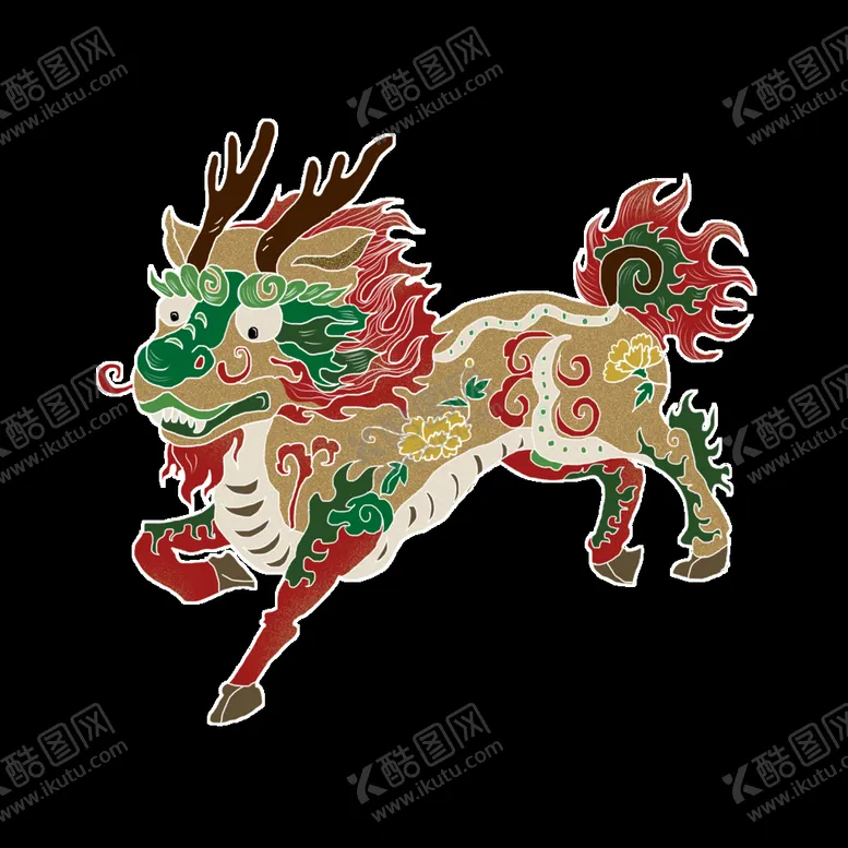 编号：08769509281945392968【酷图网】源文件下载-上古神兽元素