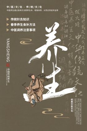 中医养生传统活动海报素材