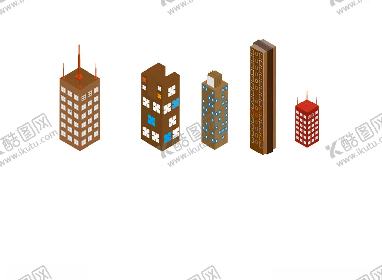 编号：76389407012222439391【酷图网】源文件下载-2.5D城市楼房建设