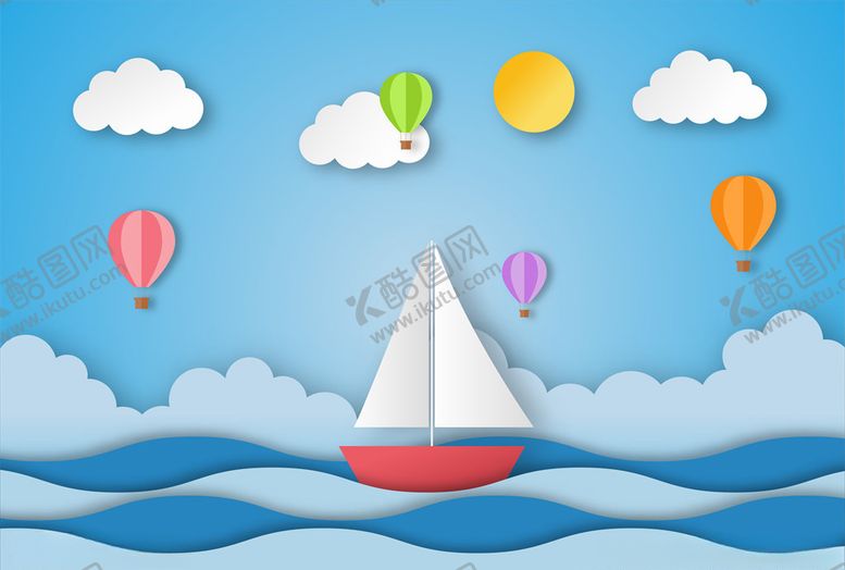 编号：52554709160217528371【酷图网】源文件下载-帆船背景