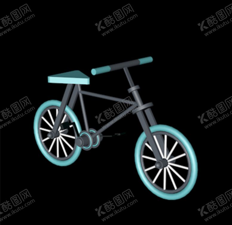 编号：97496104190218466147【酷图网】源文件下载-自行车建模C4D