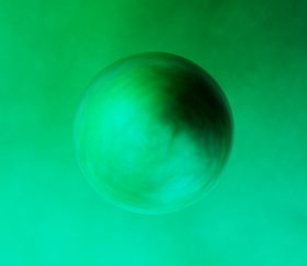 绿色球体背景