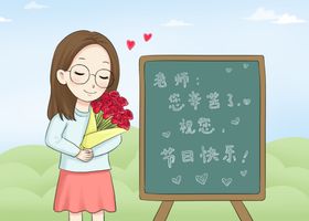 教师节感恩节海报