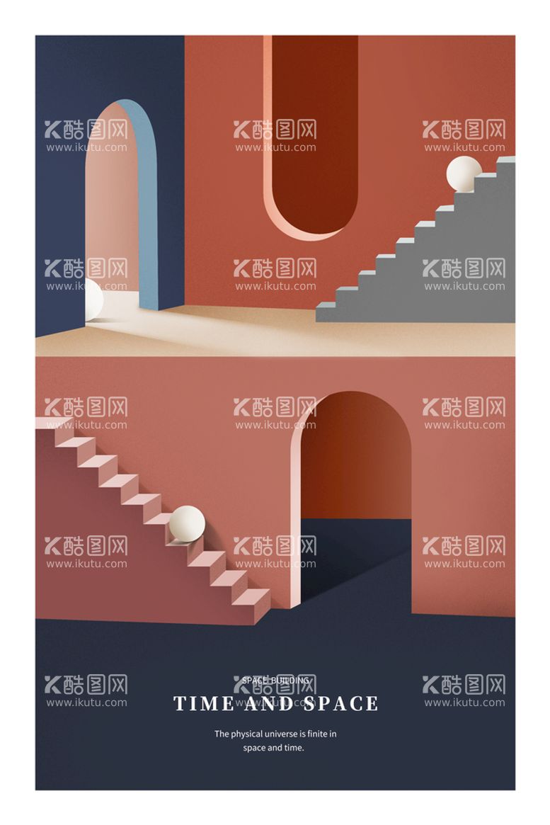 编号：71689510042330185407【酷图网】源文件下载-抽象立体几何装饰画玄关