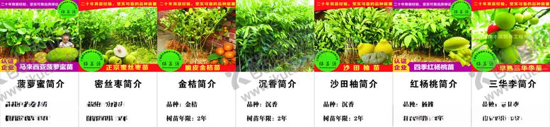 编号：13478505141927006478【酷图网】源文件下载-果树简介果苗水果简介