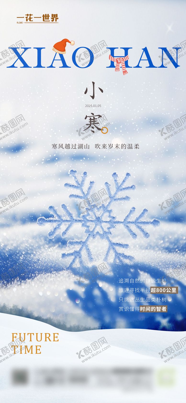 编号：16685412300905545928【酷图网】源文件下载-地产小寒节气海报