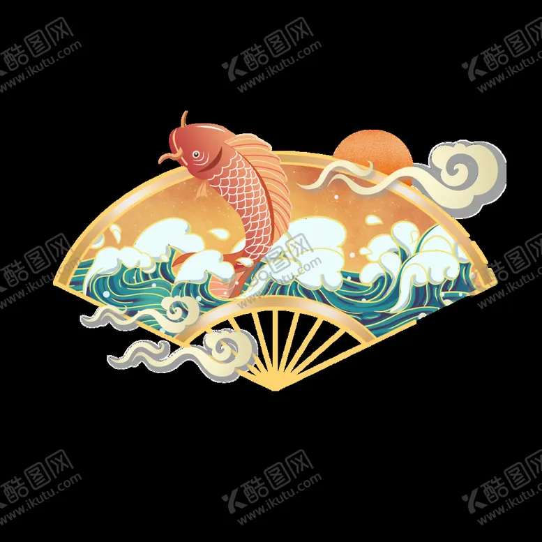 编号：33748711181316597446【酷图网】源文件下载-国潮风元素 