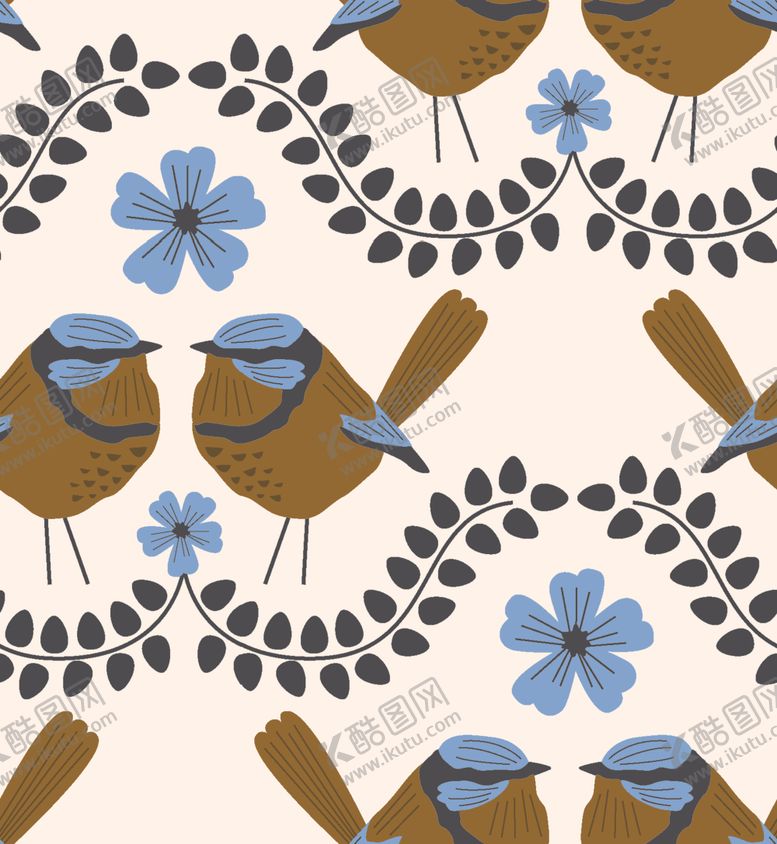 编号：18382309101827284904【酷图网】源文件下载-手绘小鸟背景