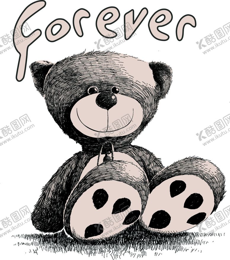 编号：82176810231648058931【酷图网】源文件下载-Forever熊