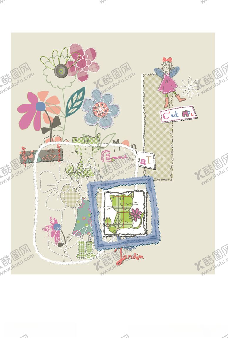 编号：37973110061309283967【酷图网】源文件下载-幼童印花