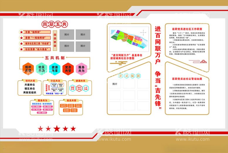 编号：90597102131032548425【酷图网】源文件下载-社区党建文化墙