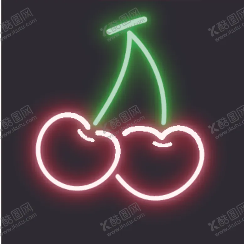 编号：91548406162026376263【酷图网】源文件下载-霓虹灯发光创意图案