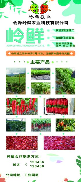 农业公司海报