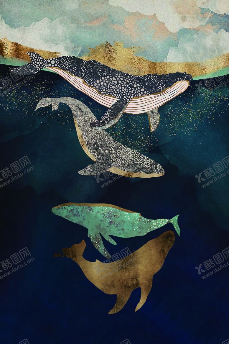 编号：91855409201233079077【酷图网】源文件下载-北欧风简约抽象艺术装饰画