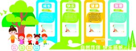 幼儿园文化墙CDR造型广告设计