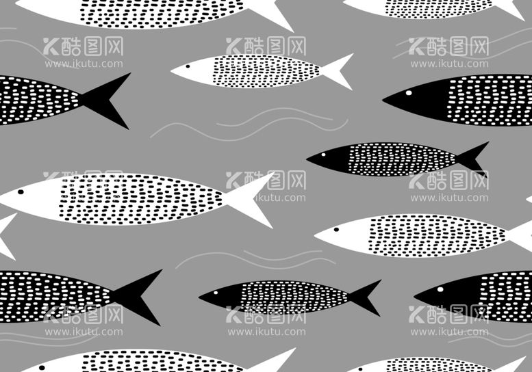 编号：91358010031703044809【酷图网】源文件下载-卡通鱼图案