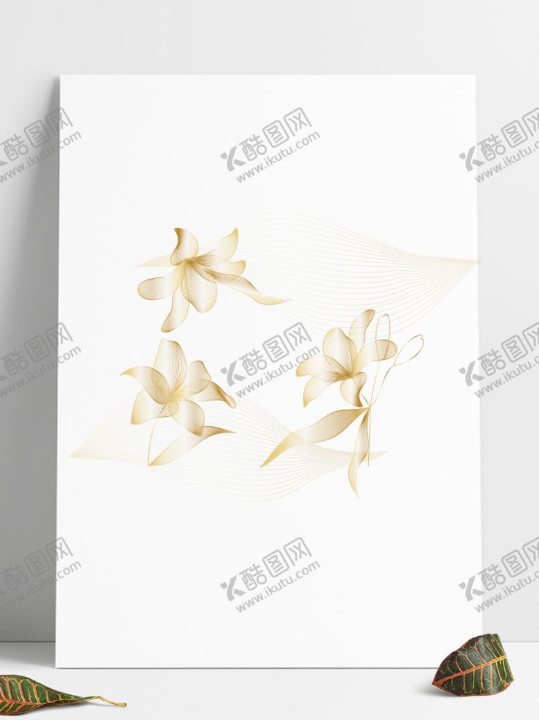 编号：24183910110016252493【酷图网】源文件下载-金色花朵