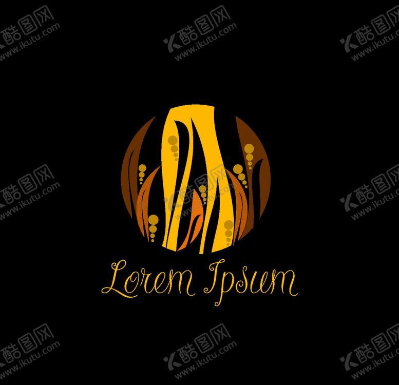 编号：12126109202336087585【酷图网】源文件下载-金色logo