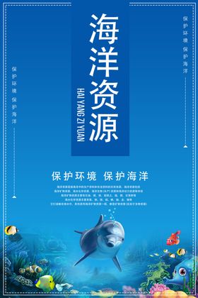 保护海洋资源海报