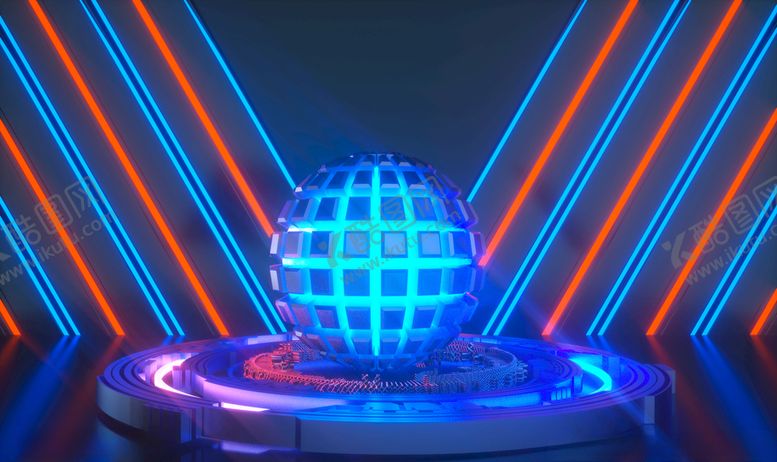 编号：41217110310552296887【酷图网】源文件下载-人物炫彩光效科技时尚未来场景3