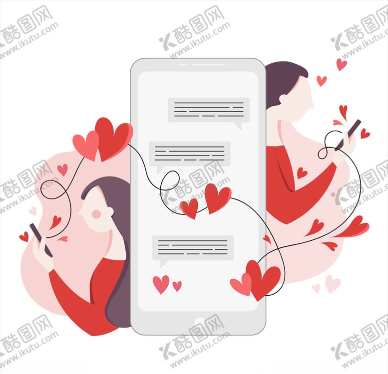 编号：67766610112358165534【酷图网】源文件下载-手机联络男女