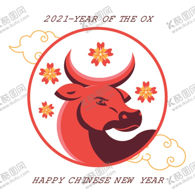 编号：47095004180909587047【酷图网】源文件下载-牛新年展板背景
