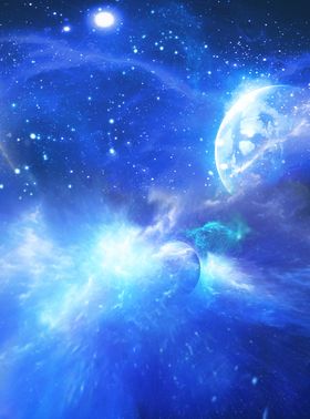 炫酷星空背景素材