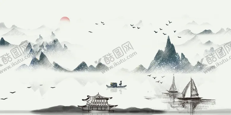 编号：68661504250739503209【酷图网】源文件下载-水墨背景