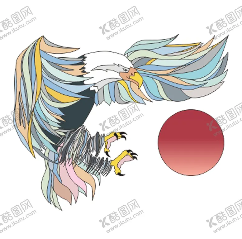 编号：29611312020920176147【酷图网】源文件下载-老鹰