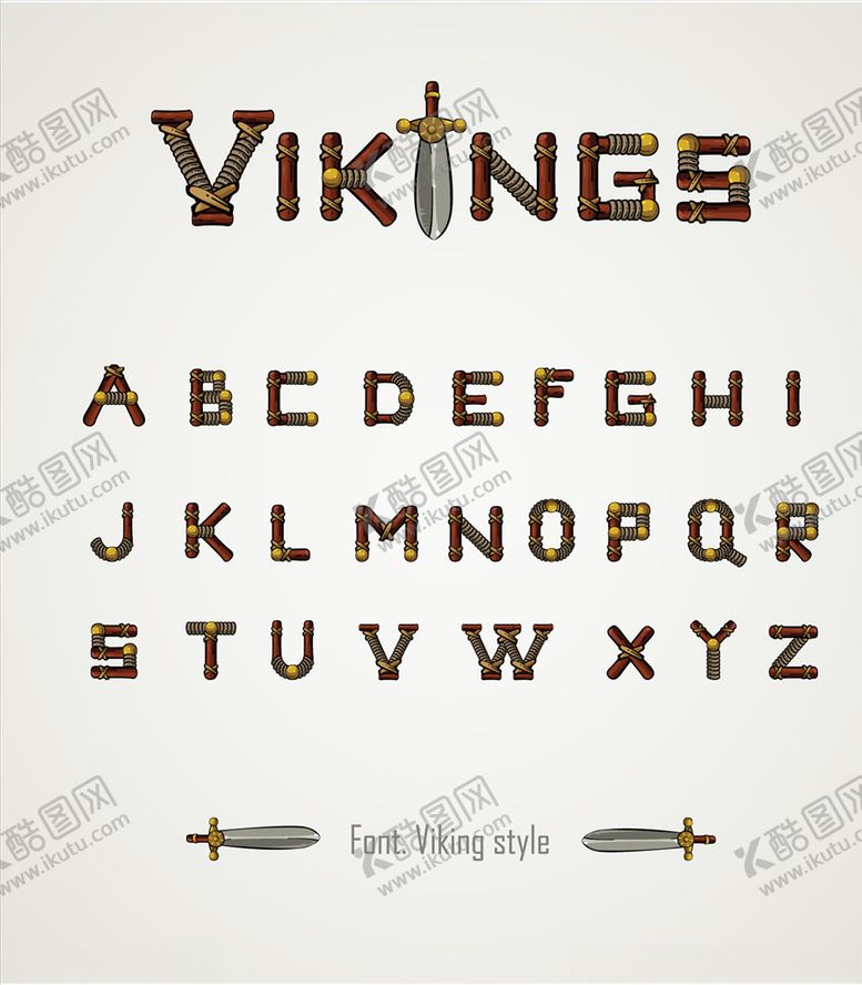 编号：26019609220238134864【酷图网】源文件下载-游戏字母