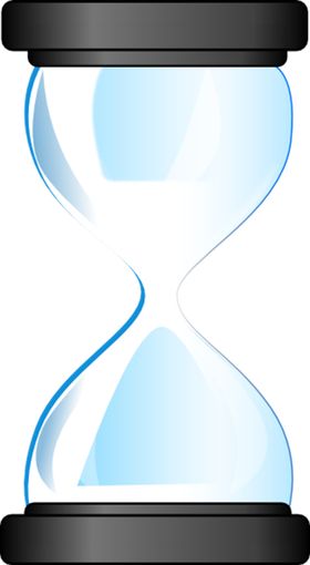 沙漏透明背景卡通透明底抠图