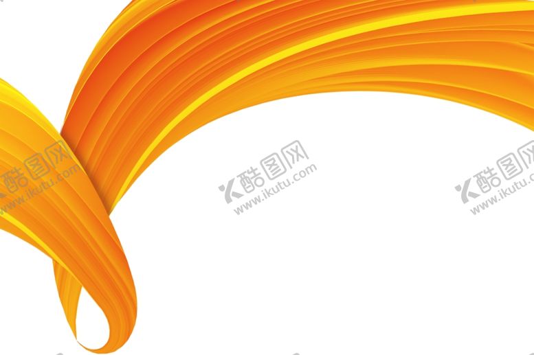 编号：69608706251328505477【酷图网】源文件下载-金色渐变飘带