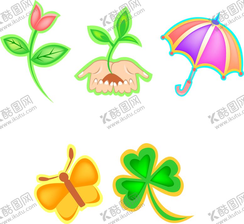 编号：10659210080129465346【酷图网】源文件下载-手绘植物