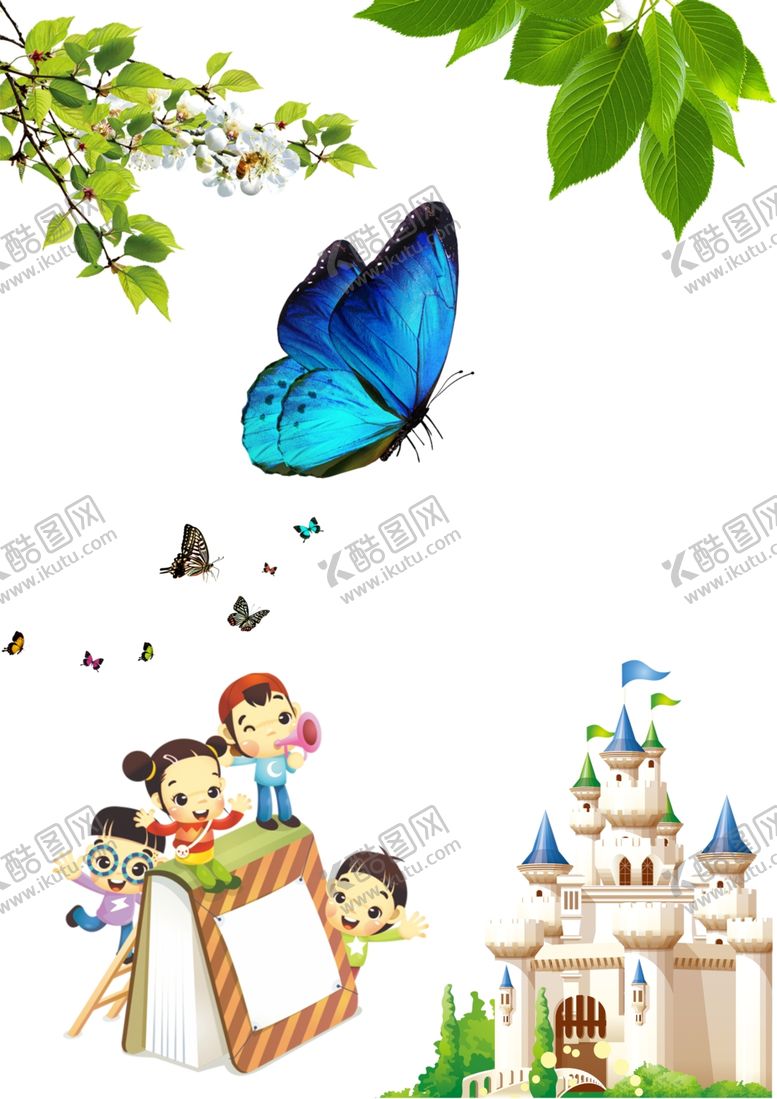 编号：82474405071141473826【酷图网】源文件下载-树枝花城堡