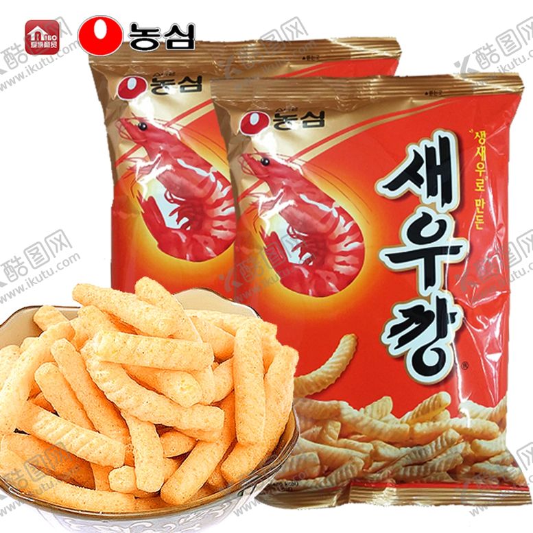 编号：61796510030352005816【酷图网】源文件下载-韩国农心原味虾条