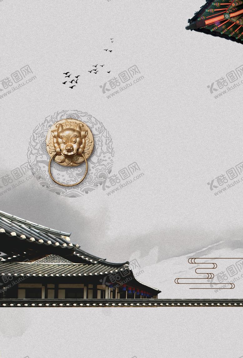 编号：79167405052140236022【酷图网】源文件下载-地产活动复古背景海报素材