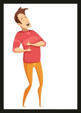 手绘男人男孩卡通动画卡通动画