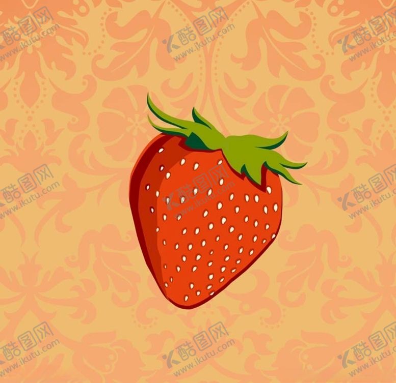 编号：16669810301216021576【酷图网】源文件下载-草莓卡通水果儿童矢量