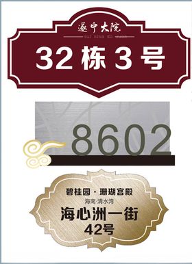 科室牌房间牌单元牌楼号牌