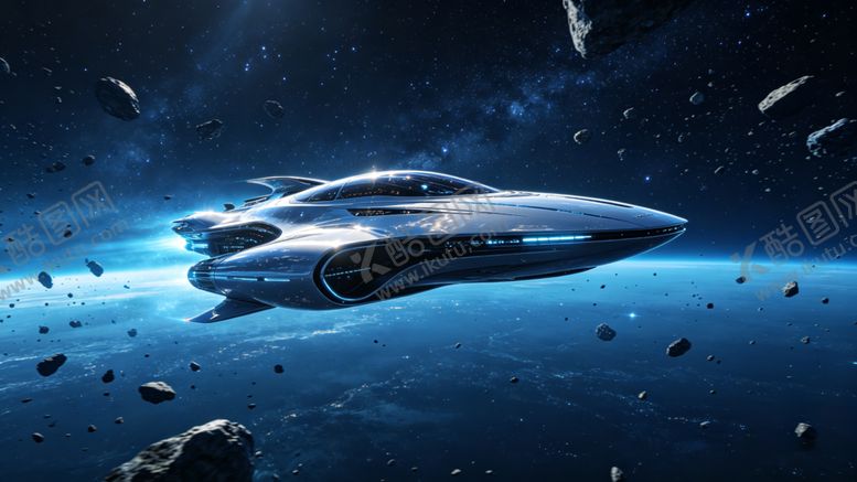 编号：25824206101954364475【酷图网】源文件下载-星际中的科幻宇宙飞船