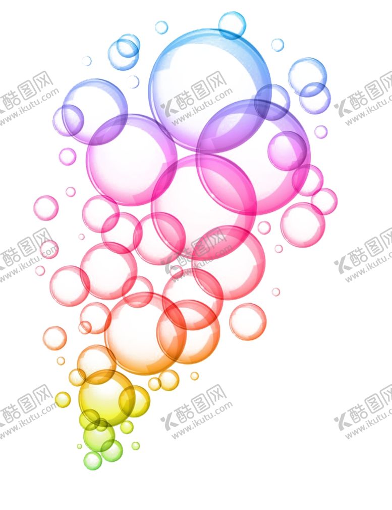 编号：16009707121113187182【酷图网】源文件下载-七彩泡泡