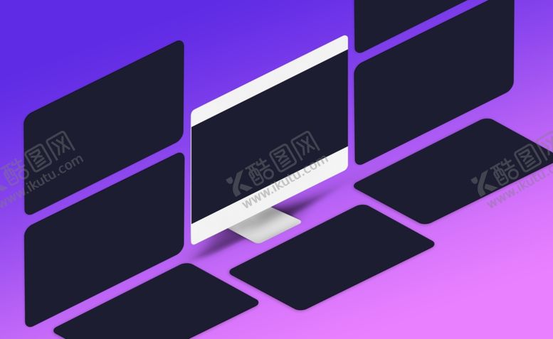 编号：46104707130812365362【酷图网】源文件下载-电脑显示器展示效果图