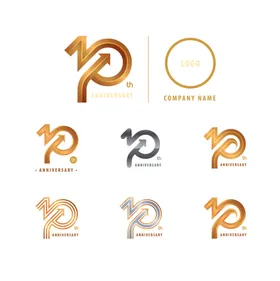 免抠周年数字PNG