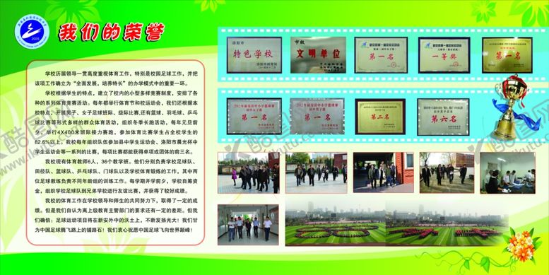 编号：42292504210343126201【酷图网】源文件下载-校园足球展板