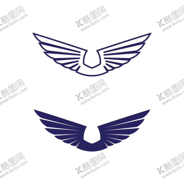编号：27452007091237471570【酷图网】源文件下载-翅膀logo