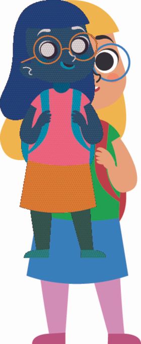 卡通小孩形象