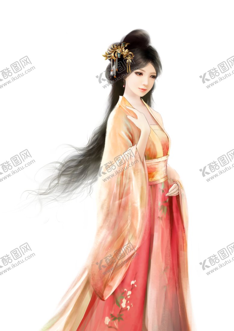 编号：14163404191427177090【酷图网】源文件下载-古代女子